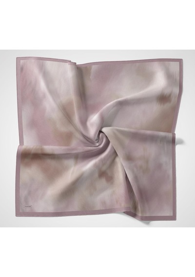 Silk Home Velora Eşarp Sis Desen Soluk Lila 90x90 Çok Renkli