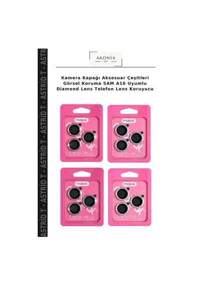 Kamera Kapağı Aksesuar Çeşitleri Görsel Koruma Sam A16 Uyumlu Diamond Lens Telefon Lens Koruyucu