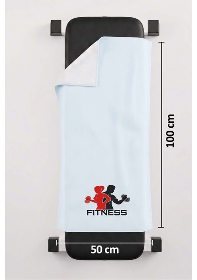 Sports Dijital Baskılı 50x100 Cm Spor Havlusu Sport6 Turkuaz