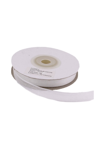 Organze Kurdele 10 Mm 22 Metre Beyaz N11.1254