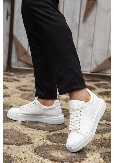 Daxtors D0906 Günlük Ortopedik Erkek Casual Ayakkabı Beyaz