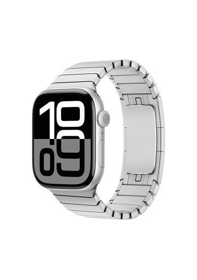 Apple Watch 7 45mm Uyumlu Metal Kordon Krd-35 - Starlight - T34763