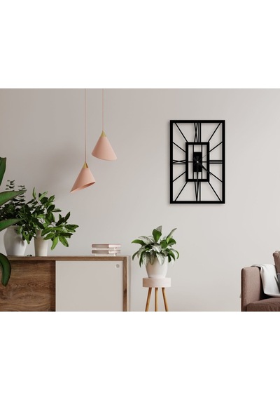 Bk Home Dekoratif 45Cm Ahşap Duvar Saati-31