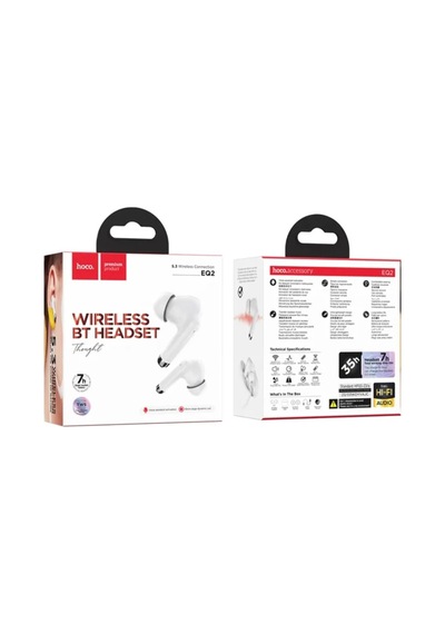 Hoco Eq2 Tws Kablosuz Bluetooth 5.3 Kulakiçi Kulaklık- 5775 - Karbul4794-5292 Pembe