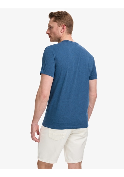 Pierre Cardin Erkek İndigo Melanj Tişört Basic 50325307-vr155