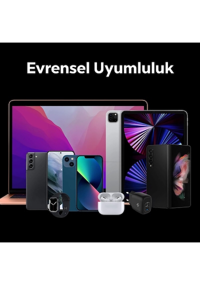 Spigen Powerarc Arcstation Pro 20w Hızlı Şarj Adaptörü Siyah-ach02070