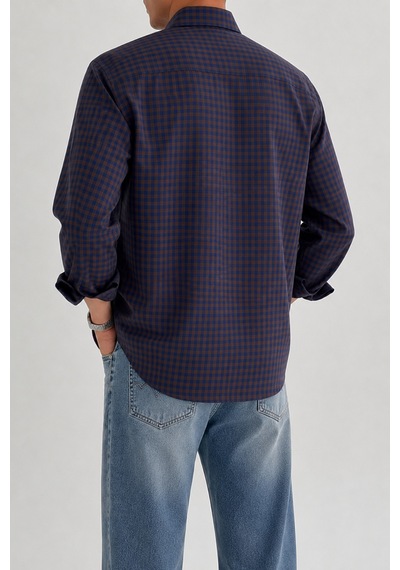Cool Tarz Erkek Ekose Desenli Oxford Regular Fit Uzun Kollu Gömlek Bordo-lacivert Bordo-lacivert Cool Tarz Erkek Ekose Desenli Oxford Regular Fit Uzun Kollu Gömlek Bordo-lacivert Bordo-lacivert