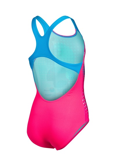 Arena Dots Swimsuit Swim Pro Back Çocuk Pembe Yüzücü Mayo 010745998