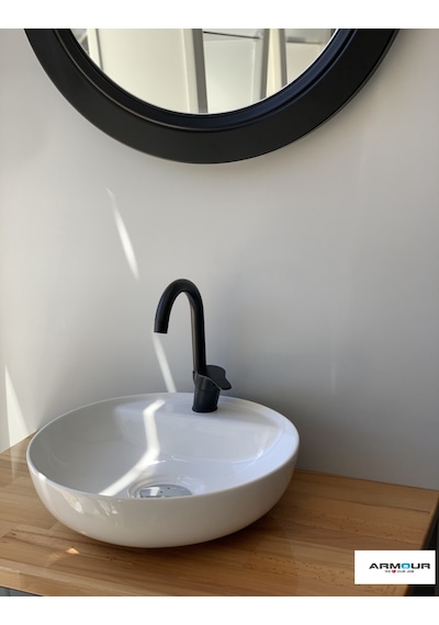 Armour Armatür Lavabo Bataryası Siyah