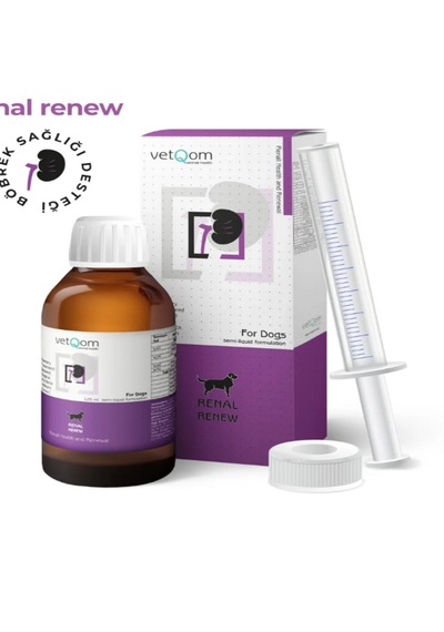 Vetqom Renal Renew Köpek 120 Ml -  Ve İdrar Yolu  Solüsyonu Taş