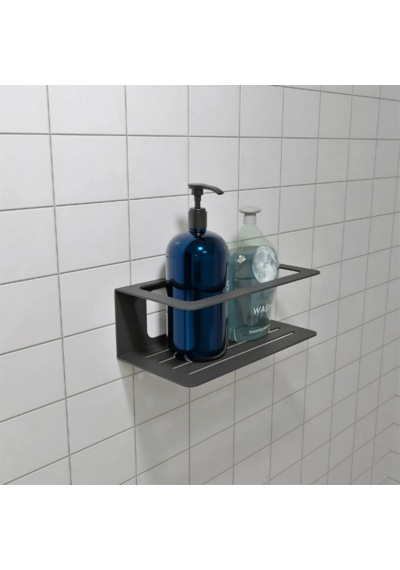 Hvngroup Metal Banyo Şampuanlık Askısı, Duş Rafı Siyah