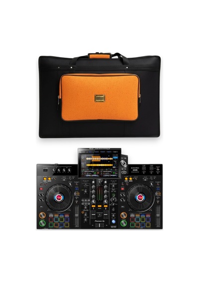 Xdj Rx3 Setup Için Uyumlu Çanta Soft Case Kılıf. Siyah Turuncu.