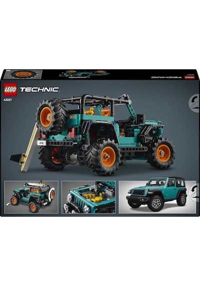 LEGO® Technic™ Jeep® Wrangler Rubicon SUV 42227 - 10 Yaş ve Üzeri Çocuklar için Ördek İçeren Oyuncak Yapım Seti (723 Parça)