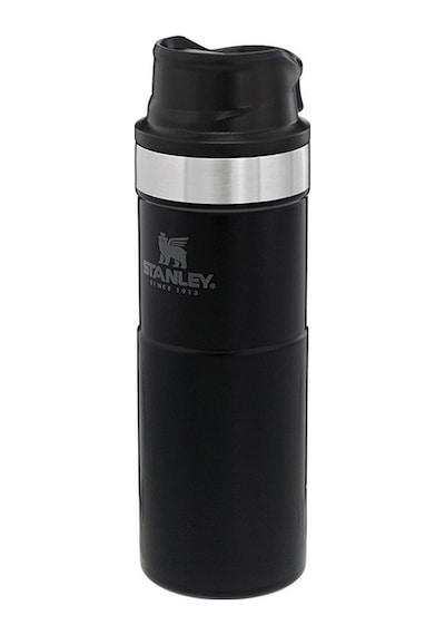 Stanley-Classic Trigger-Action Travel Mug 0.47L Siyah 464680344 0.47 Lt