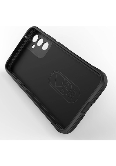 Zore Galaxy A34 Kılıf Esnek Tpu Oyuklu Arka Yüzey Tasarımlı Ogaa Etnik Silikon Kapak - Siyah