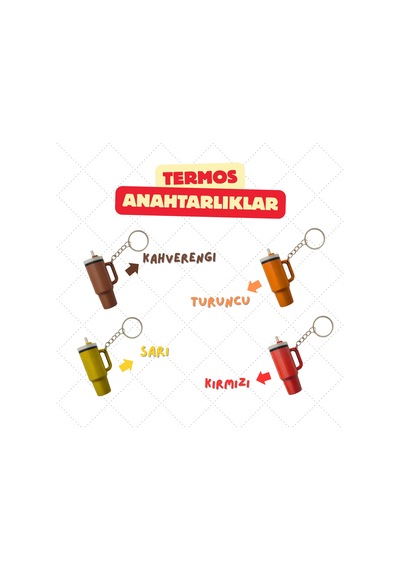 3dfuryam Termos Anahtarlık