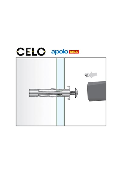 Mea Hrm 4/20 Metal Boşluk Dübeli 8X46Mm. 100 Adet