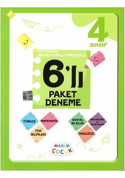 4.sınıf 6 Lı Paket Deneme Seti - 3 Kitap
