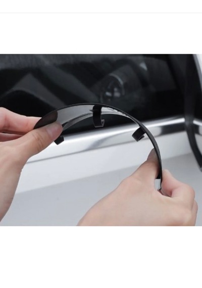 Schulzz Carboncar Oto Abs Plastik Klips Geçmeli Karbon Görünüm Yağmur Koruyucu Yan Ayna Siperlik 2 Adet
