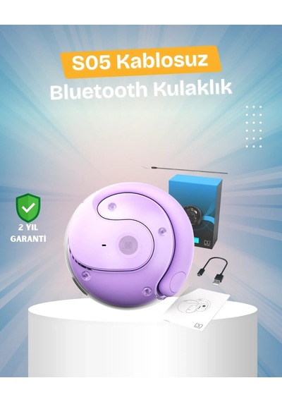 Ers S05 Kablosuz Kulaklık Küçük Kulak Yapılarına Uygun, Kayma Yapmayan Tasarım