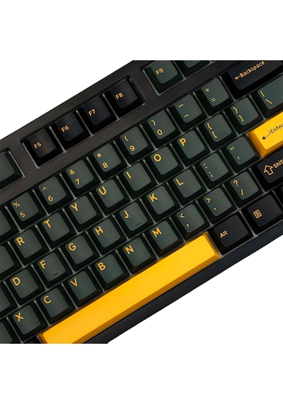 Akko 3108rf Black Gold Frost Pink Switch Kablosuz İngilizce Mekanik Gaming Klavye