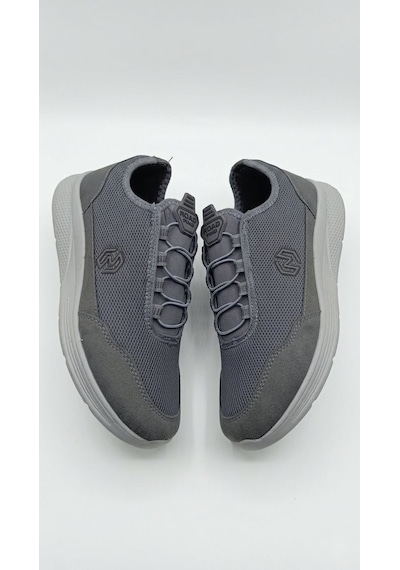 Stil Shoes Erkek Spor Ayakkabı Ortopedik Hafif Rahat Şık Esnek Kullanışlı Fileli Spor Gri