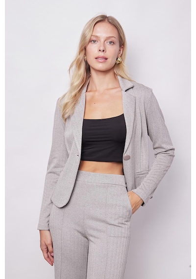 Kadın Desenli Hafif Likralı Yumuşak Dokulu Yakalı Uzun Kol Mono Blazer Ceket-bej Balıksırtı Bej Balıksırtı Kadın Desenli Hafif Likralı Yumuşak Dokulu Yakalı Uzun Kol Mono Blazer Ceket-bej Balıksırtı Bej Balıksırtı