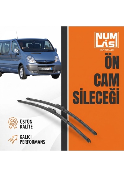 Opel Vivaro 2003-2013 Ön Cam Silecek Takımı Numlas-a Kalite-nm0153