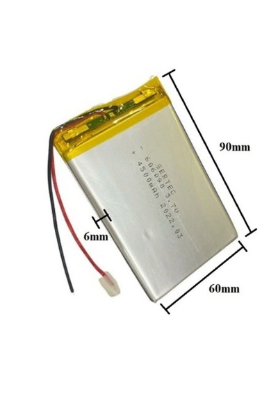 Lipo Polimer 606090 3.7v 4500 Mah Lityum Polimer Pil