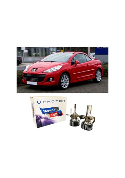 Peugeot 207 Cc Uzun Far Ampulü H1 Mono Yeni Seri Beyaz 2009-2015