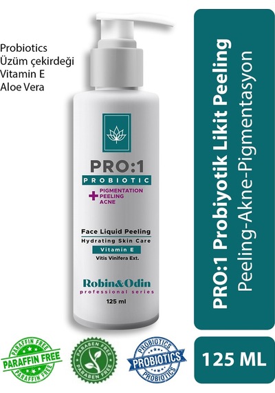 Robin & Odin Pro: 1 Probiyotikli Likit Peeling 125 ML