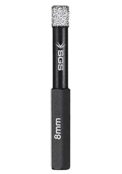 Sgs Mermer &amp Granit Delme Panç, Hex Şekilli, 8 Mm Çapında, Profesyonel Taş Delme Ucu, Model Sgs2757