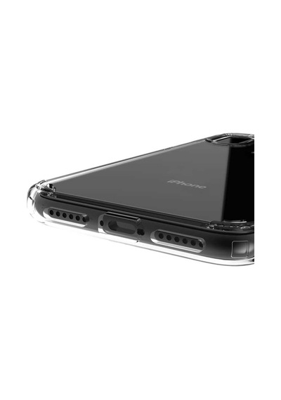 Apple Uyumlu iPhone XS Max 6.5 Kılıf Zore Coss Şeffaf Sert Silikon Kılıf Renksiz