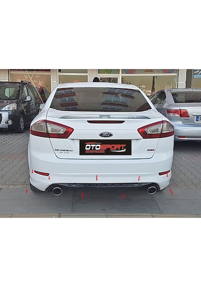 Ford Mondeo Arka Tampon Eki 3 Parça 2011 - 2014 Fiberglass Boyasız