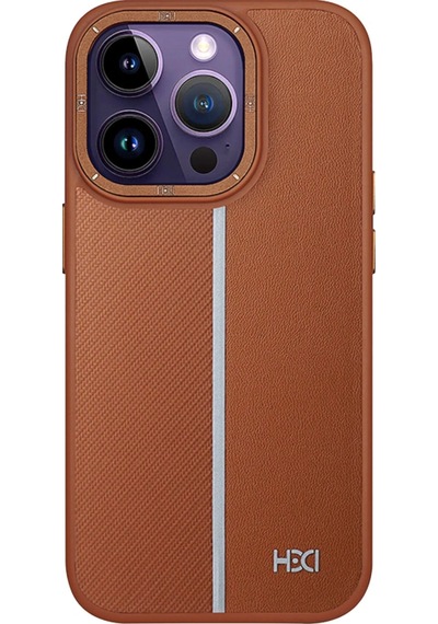 Apple Uyumlu iPhone 13 Pro Kılıf Hbc-155 Lizbon Kapak - Kahverengi