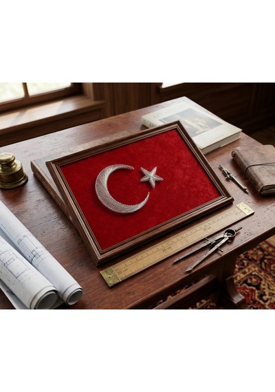 Mays Nest Filografi Türk Bayrağı Tablosu 20x30 Cm Tel Ve Çivi Sanatı Dekoratif Duvar & Masaüstü Tablo - Mays Nest Filografi Türk Bayrağı Tablosu 20x30 Cm Tel Ve Çivi Sanatı Dekoratif Duvar & Masaüstü Tablo -
