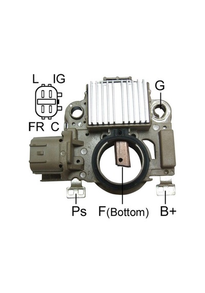 12V KÖMÜRLÜ KONJEKTÖR (4 FİŞ SOKETLİ ) (C-IG-FR-L) HONDA CIVIC/CR