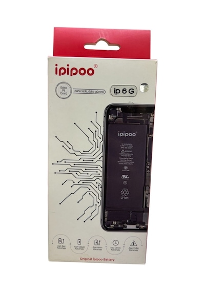 İpipoo Apple Iphone 6 Uyumlu Batarya - 1810 Mah