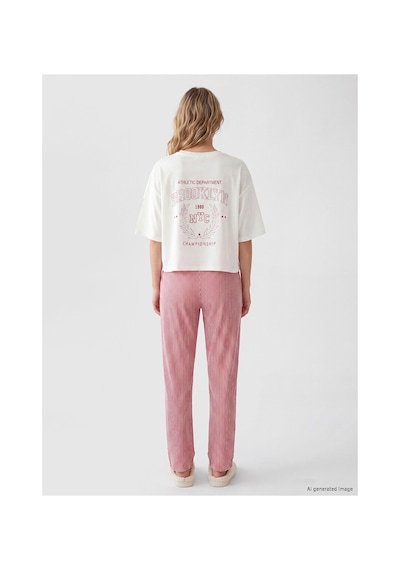 LC Waikiki Alıta Cıty Farkıyla Lcw Young Kırmızı Penye Baskılı Kısa Kollu Kadın Pijama Takım Kirmizi - 929503400 Kirmizi LC Waikiki Alıta Cıty Farkıyla Lcw Young Kırmızı Penye Baskılı Kısa Kollu Kadın Pijama Takım Kirmizi - 929503400 Kirmizi