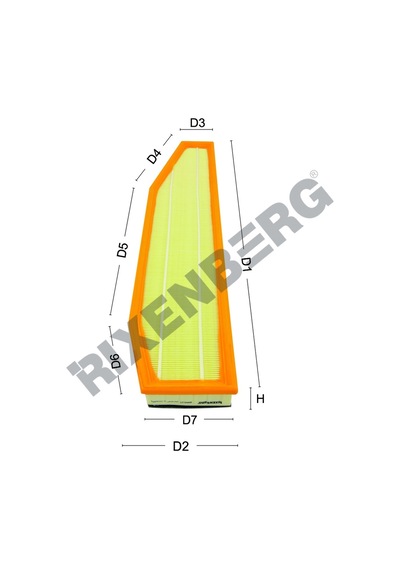 Bmw E83 X3 18d- 20d- 30d- 35d 2008 Ve Üstü Hava Filtre Rxa4121 13713428558 C68001 Lx2067