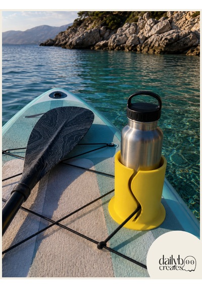 Paddle Board Sup Board Kano Termos Bardak Tutucu Sarı