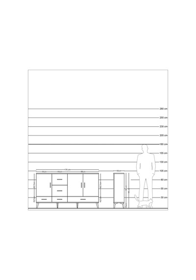 Arges Konsol 4 Raflı 5 Çekmeceli 3 Kapaklı 176x30x99 Antrasit-antrasit Antrasit - Antrasit Arges Konsol 4 Raflı 5 Çekmeceli 3 Kapaklı 176x30x99 Antrasit-antrasit Antrasit - Antrasit