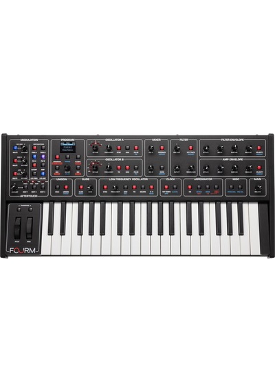Sequential Fourm Compact Polyphonic Analog Synthesizer