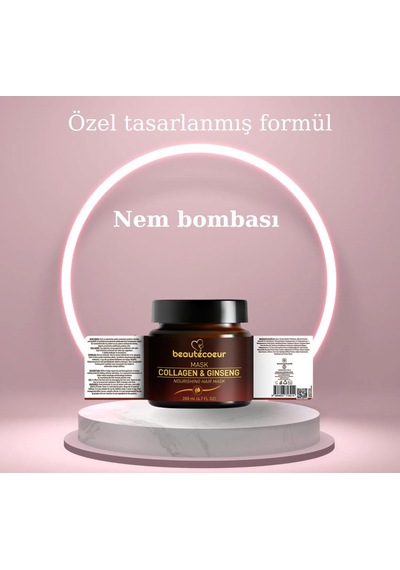 Beautecoeur Onarıcı Ve Dökülme Karşıtı Saç Maskesi 200 ML