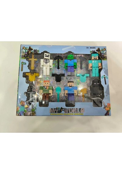 Bayraktar 15 Parça Minecraft Figür Seti 8982