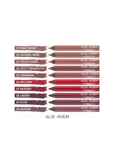Alıx Avıen Suya Dayanıklı Uzun Süre Kalıcı Yumuşak Dudak Kalemi - Staying Power Lip Pencil 54 Spicy Terracotta Diğer