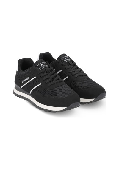 Slazenger Zamback Erkek Siyah / Beyaz Günlük Spor Ayakkabısı Siyah - Beyaz