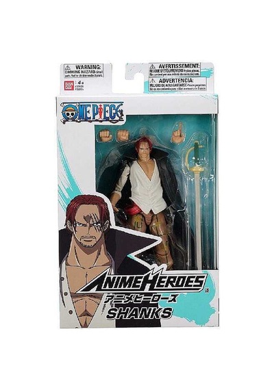 Bandai 16 Cm Shanks Poz Verilebilir Figür - Anime Heroes One Piece Serisi 36935