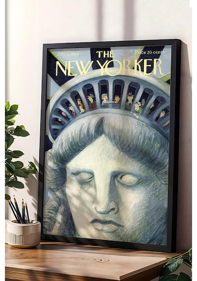 The New Yorker Çerçeveli Tablo July 3 1954