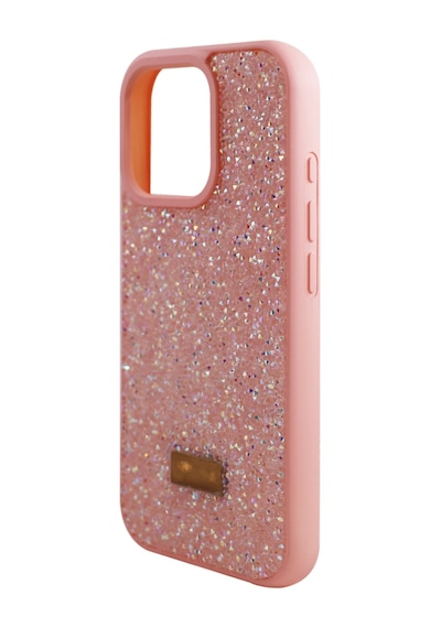 İphone 16 Pro Max Yıldız Tozu Premium Pembe Silikon Kılıf